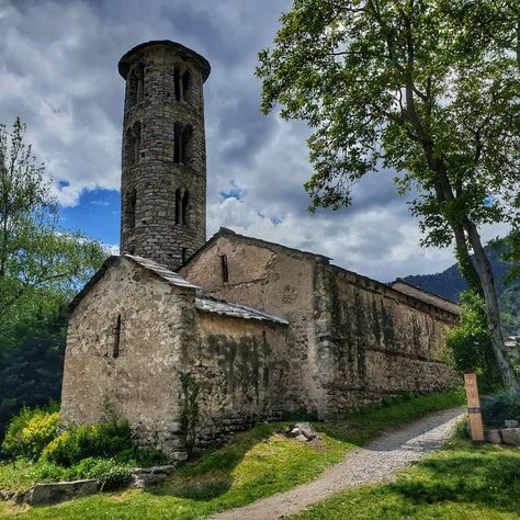 Exploring old Santa Coloma, Andorra. This is Andorra's oldest church, the nave having been built in the 8th Century.  Explore with me!… Andorra La Vella, Iberian Peninsula, Landlocked Country, Mountain Hiking, European Destinations, Old Church, Adventure Travel, Europe Travel, Hiking