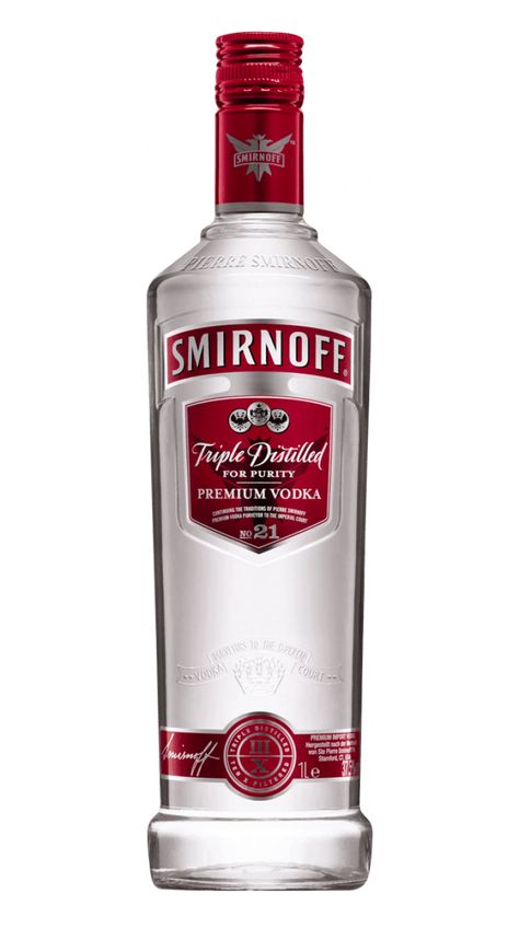 Russian Standard Vodka, Smirnoff Red, Liquor Cake, Russian Vodka, Pretty Alcoholic Drinks, Summer Drinks Alcohol, Smirnoff Vodka, Bottle Drawing, Premium Vodka