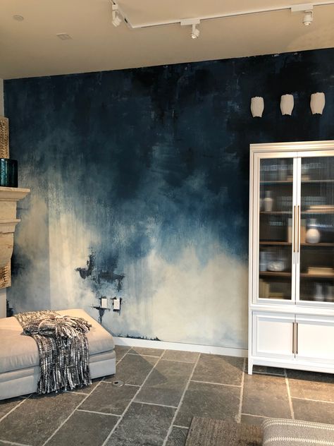 Paint Wash Walls, Wall Accents Decor, Living Room Wall Color, Wall Painting Techniques, Distressed Walls, Rustic Restaurant, Wall Murals Painted, Wall Paint Designs, Wall Decor Design