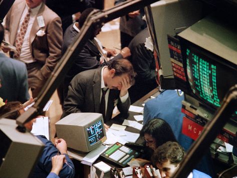 Black Monday 1987, Black Monday, Stock Market Crash, Dow Jones, Worst Day, Investing In Stocks, Investment Banking, Global Economy, Stock Exchange