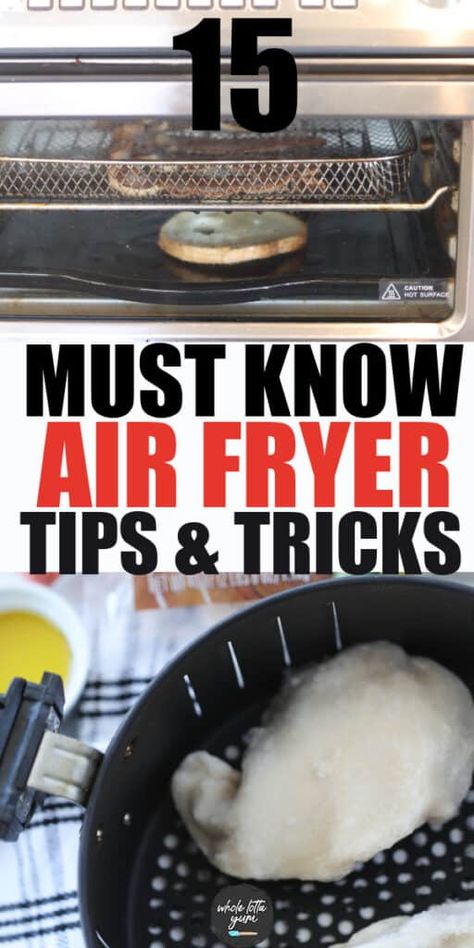 tips for an air fryer Pinterest pin Air Fryer Recipes Ninja Xl, Air Fryer Basics, Ninja Xl Air Fryer Recipes, Air Fryer Tips And Tricks, Easy Air Fryer Dinner Recipes, Air Fryer Xl Recipes, Air Fryer Hacks, Air Fryer Recipes Uk, Air Fryer Snacks