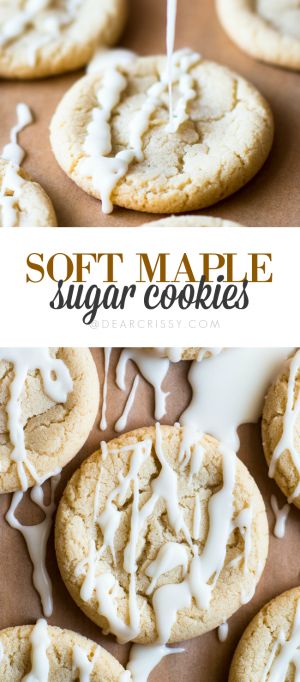 Soft Maple Sugar Cookies - These melt-in-your-mouth maple sugar cookies are perfect for the holidays! Maple Sugar Cookies, Crock Recipes, Seasonal Baking, Decorative Cakes, Maple Sugar, Köstliche Desserts, Bread Basket, Sugar Cookies Recipe, Tea Cakes