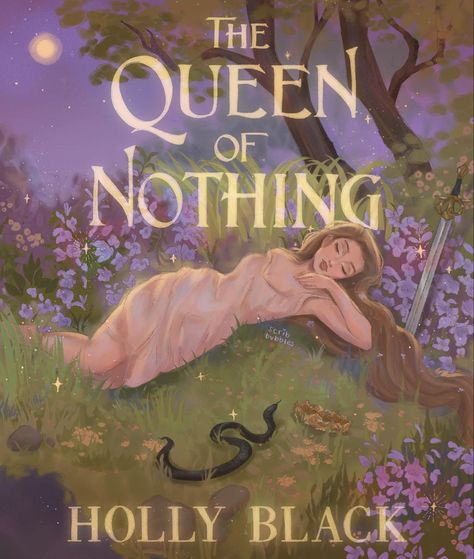 Art by scribbibbles on insta Queen Of Nothing Book, Draw Book, Holly Black Books, Queen Of Nothing, Instagram Queen, Holly Black, Fan Book, Book Girl, Portrait Inspiration