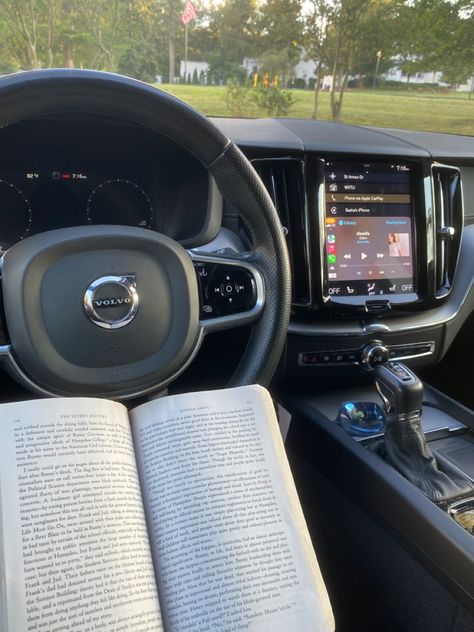 Volvo Car Aesthetic, Volvo Aesthetic, Reading In The Car, Volvo Suv, Vision Board Images, Cool Car Accessories, Vision Board Manifestation, Vision Board Inspiration, Car Aesthetic