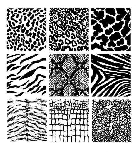 Animal Texture Pattern, Animal Texture Drawing, Animal Print Drawing, Textile Pattern Design Fashion, Animal Texture, Snake Illustration, Pattern Sketch, Interior Architecture Drawing, Motif Art Deco