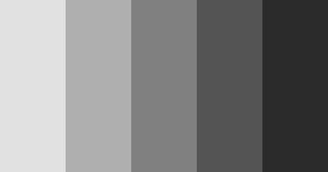 Grey Gradient Color Scheme » Black » SchemeColor.com Grey Color Pallets, Gray Pallet, Birth Colors, Monochromatic Color Palette, Create Color Palette, Black Color Palette, Grey Palette, Monochromatic Color Scheme, Grey Paint