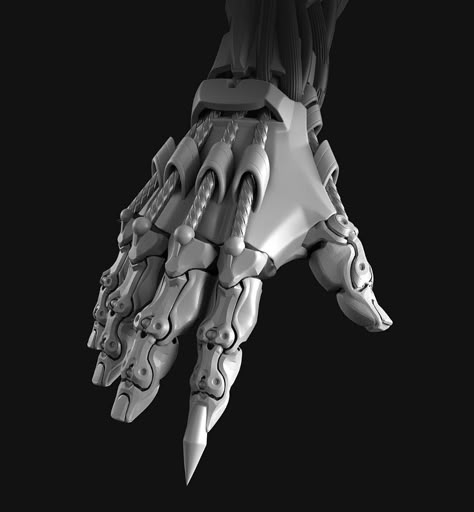 Robotic Hand, Cyberpunk Armor, Robot Hand, Sci-fi Armor, Arte Robot, Arte Cyberpunk, Cyberpunk Aesthetic, Robot Concept, Power Armor