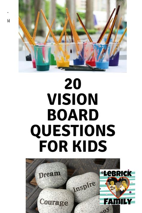 Vision Boards For Kids, Vision Board Questions, Teen Vision Board, Vision Board Activity, Vision Board Worksheet, Vision Board Categories, Kids Vision Board, Family Vision Board, Vision Board Supplies