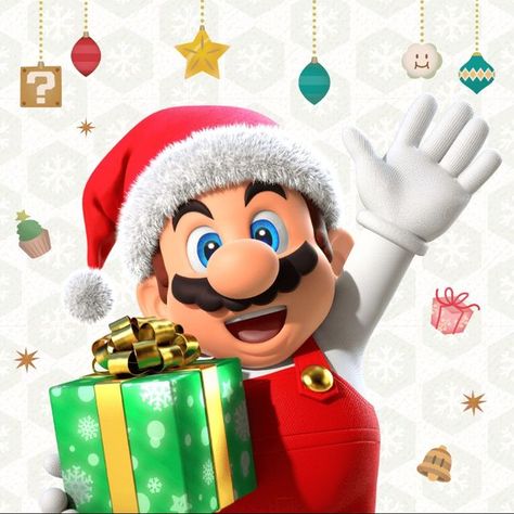 Nintenderos.com en Instagram: “¿Estáis preparados para los regalos? . . . #nintendoswitch #nintendo #supermario #holidays #navidad2020 #christmas #supermariobros…” Lego Mario, Kart Racing, Mario Kart, Smash Bros, Deck The Halls, Super Mario Bros, Mario Bros, Holiday Christmas, Super Mario