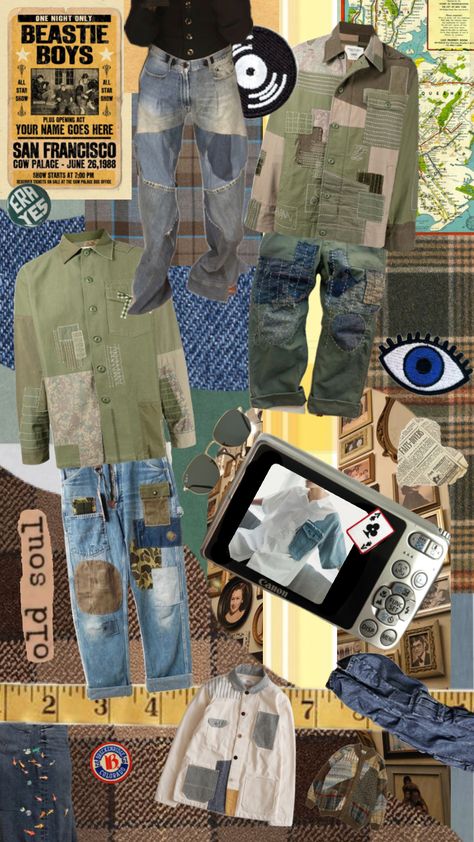 my textiles mood board Street Fashion Mood Board, Masculine Mood Board, Mood Board Layout, Retro Fashion Mens, Moodboard Inspo, Star Show, Beastie Boys, Fashion Mood Board, Aesthetic Boy