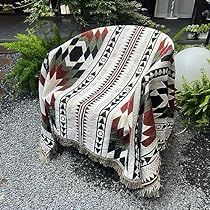 Western Farmhouse Living Room, Country Couches, Bed Sofa Living Room, Boho Throw Blanket, Aztec Blanket, Blanket For Bed, Indian Blankets, Boho Throws, Cat's Paw