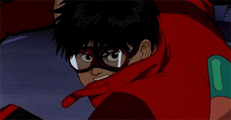 Mercenary Garage: Slide  #Akira #KanedaBike #Mercenary #MercenaryGarage Akira Motorcycle Scene, Akira Slide Reference, Akira Bike Slide, Akira Slide, Akira Gif, Akira Aesthetic, Akira Jacket, Akira Bike, Akira 1988