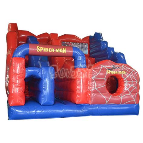 Spider-Man cliff jump inflatable amusement park, spiderman jump house combo for sale at sunjoygz.com. Kids Bouncy Castle, Cliff Jump, Jump House, Spiderman Room, Spiderman Invitation, House Spider, Bounce Houses, Spiderman Kids, Spiderman Birthday Party