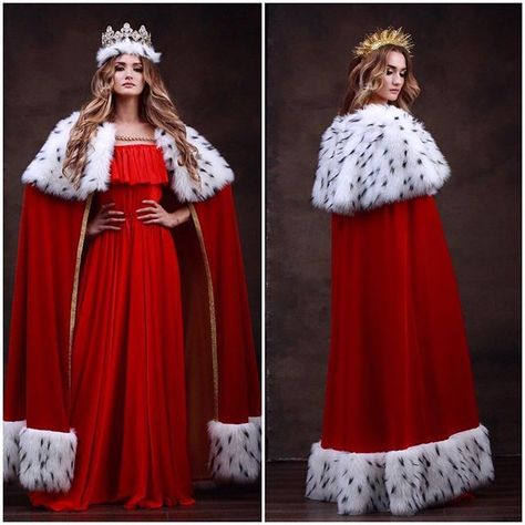 Royal Queen Costume, Royal Cape Queens, Royal Cape King, Queen Cloak, Red Cape Costume, Royal Cloak, King Cape, Queen Cape, Medieval Cape