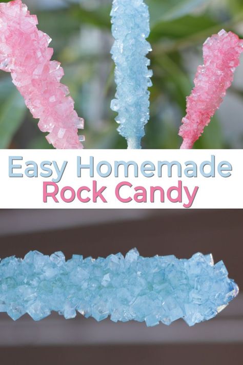 Making Rock Candy, Dessert Bar Party, Homemade Rock Candy, Rock Candy Recipe, Flavored Iced Tea Recipes, Make Rock Candy, How To Make Rocks, Trifle Recipes, Blueberry Dump Cakes