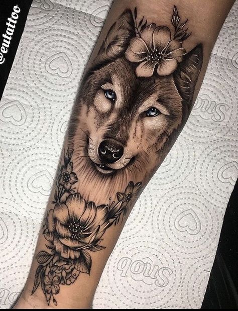 Wolf Face Tattoo, Wolf Tattoos For Women, Wolf Tattoo Sleeve, Hand Tattoos For Girls, Family Secrets, Wolf Tattoo Design, Forearm Tattoo Women, Leg Tattoos Women, Dope Tattoos For Women