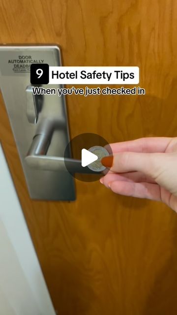 Safety Tips | Travel Hacks | Cruise Life on Instagram: "Do these simple things when checking into a new hotel. You never know what might happen🙌🏼" Hotel Door Lock Hacks, Hotel Room Safety Hacks, Hotel Room Safety Tips, Hotel Safety Hacks, Hotel Safety Tips, Renting Tips, Hotel Room Hacks, Hotel Hanger, Hotel Safety