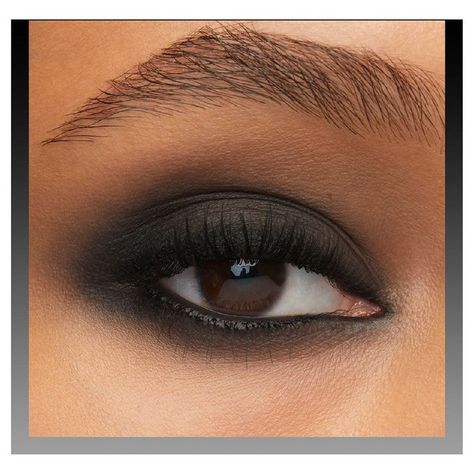 Smokey Eye With Graphic Liner, Smokey Eye Subtle, Dramatic Black Eyeliner, Gala Makeup, Dark Smokey Eye Makeup, Maybelline Eyeliner, Black Smokey Eye Makeup, Dark Smokey Eye, Eyeliner Ideas