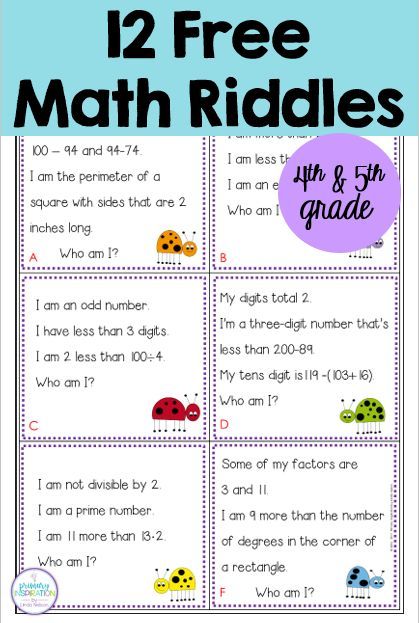 Math Intervention Activities, Fun Math Worksheets, Math Spiral Review, Grade 6 Math, Number Talks, Sixth Grade Math, Middle School Math Classroom, Prime Numbers, Math Riddles