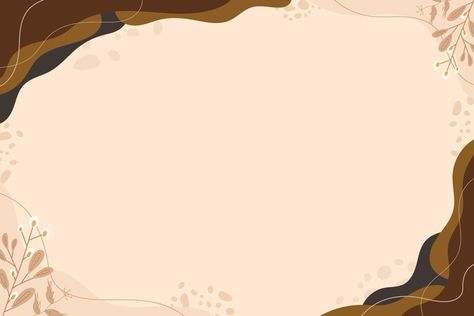 Brown Elegant Banner Background with Floral Frame and Text Space Power Point Design Backgrounds Brown, History Ppt Background, Creative Ppt Design Ideas, Mapeh Background, Powerpoint Background Design Brown, Elegant Banners, Powerpoint Background Templates, Background Ppt, Brown Nature