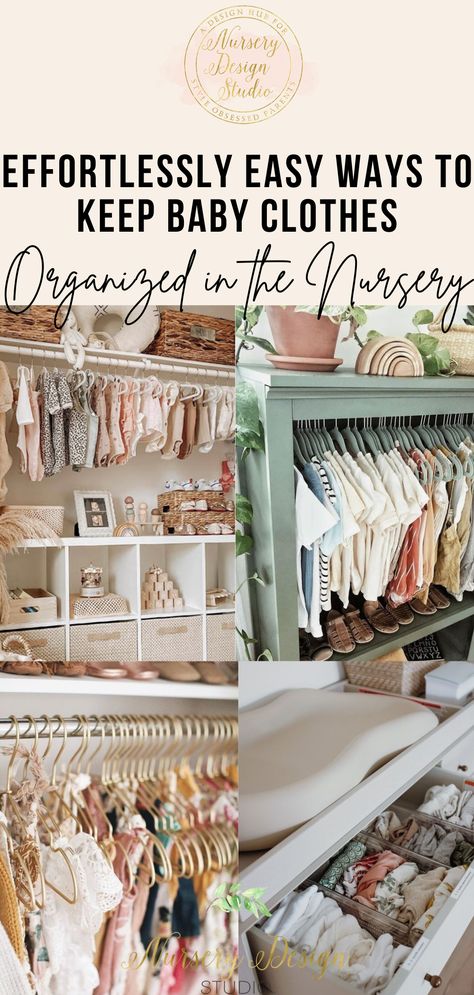 Looking for clever ways to store and organize baby's clothes in the nursery? Read on as we share effortlessly easy ways to keep baby clothes organized in the nursery. Poodle Nursery, Organizing Baby Clothes, Folding Baby Clothes, Clothes Storage Solutions, Nursery Reading, Baby Clothes Hangers, About Ideas, Storing Baby Clothes, Nursery Closet Organization