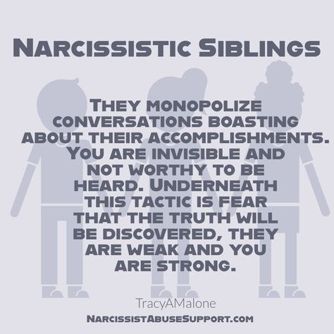 Narcissistic Brother and Sister Sibling Traits - Start Healing - Free eBook Narcissistic Sister, Brother And Sister Quotes, Toxic Family Quotes, Sibling Quotes, Narcissistic Family, Law Quotes, Betrayal Quotes, Narcissistic Parent, Narcissistic Mother