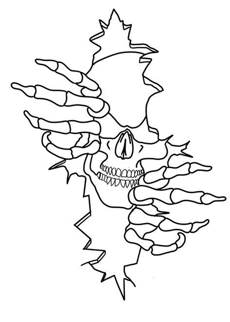 Tattoo Templates Stencil, Dark Ink Tattoo, Stencil Outline Tattoo, Skull Tattoo Stencil, Tattoo Stencils Outline Design, Stencil Tattoos, Tattoo Drawing Ideas, Cool Skull Drawings, Tips For Drawing