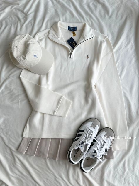 Impress Your Crush, Polo Shirt Outfits, Polo Outfit, Skandinavian Fashion, Casual Day Outfits, Mode Casual, Half Zip Sweatshirt, Vibe Clothes, Ralph Lauren Outfits