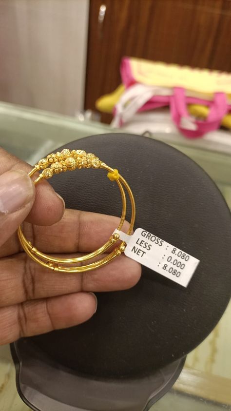 Kids Bangles Gold Designs, Baby Gold Bangles Design, Murugulu For Baby Boys, Gold Chain For Baby Girl, Baby Girl Gold Chain Designs, Baby Gold Chain Designs, Baby Bangles Design, Kids Gold Bangles Designs, Bracelet For Girls Gold