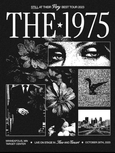 The 1975 Poster, Alt Posters, Grunge Room Decor, Aesthetic Wall Collage, Grunge Posters, Room Decor Grunge, Punk Poster, Vintage Poster Design, Matty Healy