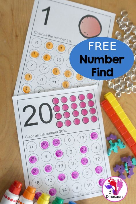 Find The Number Preschool Free Printable, Find Number Worksheet, Number Find Worksheets Free Printable, Number Bingo Preschool 1-10 Free, 1-20 Worksheets Free Printable, Preschool Number Worksheets 1-20 Free, Number Posters Free 1-20, Numbers 11-20, Number Posters Free