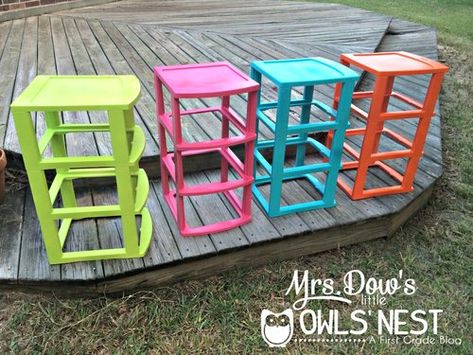 Upcycling, Sterilite Drawers, Classroom Storage, Astuces Diy, Classroom Furniture, Diy Classroom, Cooperative Learning, New Classroom, Teacher Organization