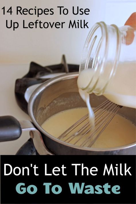 Don't Let The Milk Go To Waste: 14 Recipes To Use Up Leftover Milk - Don't let that milk go to waste! Use up milk in these tasty recipes instead of pouring it down the drain. #mlik #useupmilk #wastenot Milk Uses Desserts, What To Do With Sour Milk Recipes For, Soups That Use Milk, Recipes Using Milk Desserts, Frozen Milk Recipes, What To Make With Milk Recipes, Skimmed Milk Recipes, Recipes Using Milk Dinner, Healthy Recipes With Milk