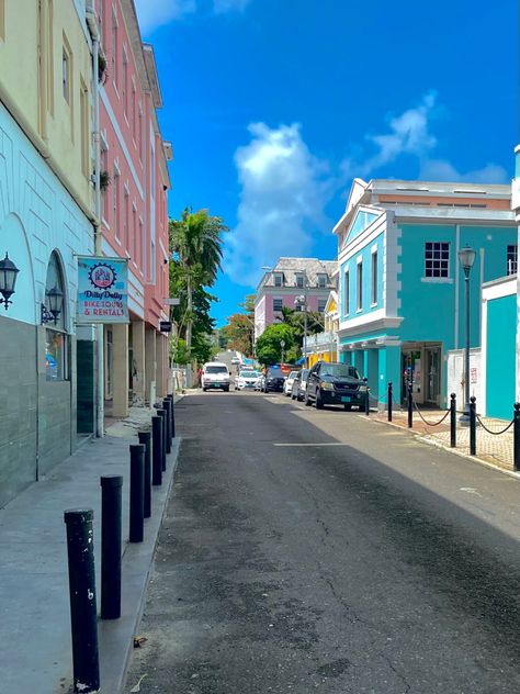 Nassau
Bahamas 
Road
Building
Colorful buildings
Colourful buildings
Cars
Tropical
Island Aesthetic Road, Bahamas Beach, Carribean Cruise, Bahamas Travel, Bahamas Vacation, Bahama Mama, Bahamas Cruise, Senior Trip, Nassau Bahamas