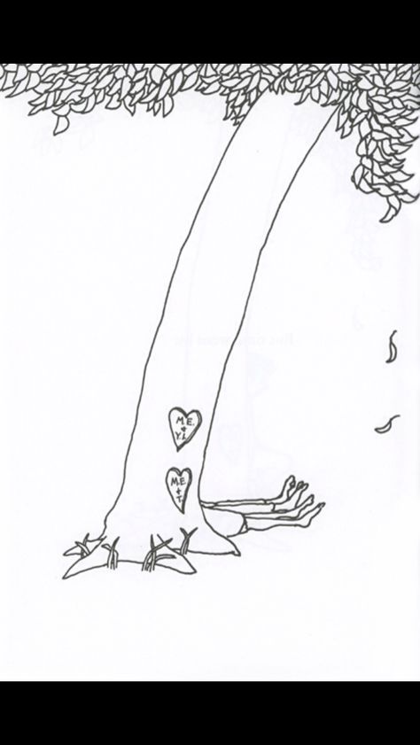 The Giving Tree....this exact page is my next tattoo! Logos, The Giving Tree Drawing, The Giving Tree Art, The Giving Tree Tattoo, Giving Tree Quotes, Giving Tree Tattoos, Lil Tattoos, Tattoo Planning, Cover Tattoos