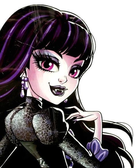 Profile Art, New Profile, Monster High, Purple, Hair, Pink, Clothes, Black, Art