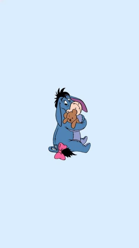 Eeyore Iphone Wallpaper, Eeorye Wallpapers, Eeyore Wallpaper Backgrounds, Cute Eeyore Wallpaper Aesthetic, Blue Winnie The Pooh Wallpaper, Winnie The Pooh Characters Wallpaper, Eeyore Lockscreen, Tigger And Eeyore Wallpaper, Winnie The Pooh Eeyore Wallpaper