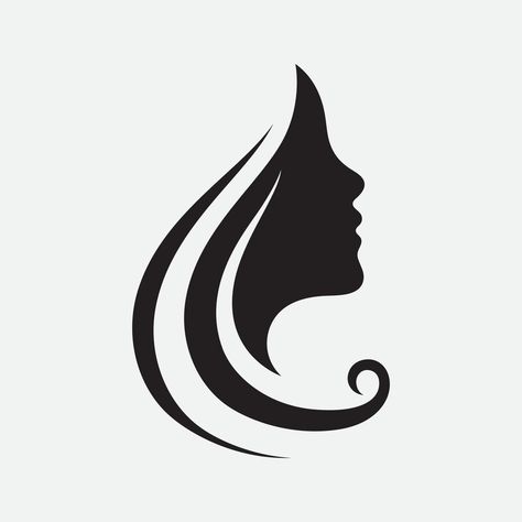 Hairstyles Logo Design, Derma Logo, Hair Icon Logo, Hair Logo Design Ideas, Hairstyle Logo, Dr Logo, Women Icon, Logo Design Women, Bc Logo