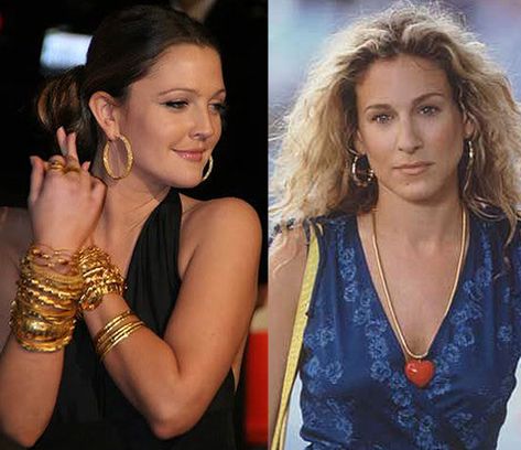 90s Jewelry: A Guide to Puka Shell Necklace & Other 90s Jewelry Trends 5 1990s Jewelry Trends, 90s Jewelry Trends Earrings, 2000s Jewelry Trends, 90’s Jewelry, 90s Accessories Jewelry, 90's Accessories, 90s Hoop Earrings, 90s Choker Necklace, 90s Jewelry Trends