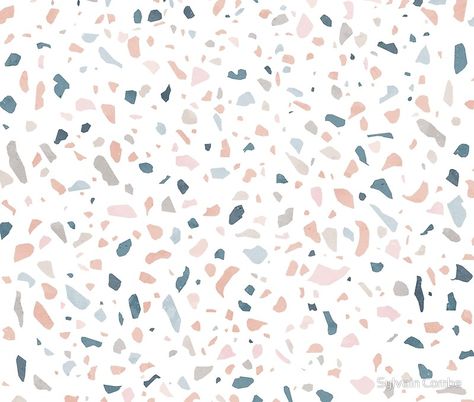 Blue Terrazzo Texture, Terrazzo Bathroom, Terrazzo Texture, Macbook Wallpapers, Aesthetic Patterns, Design Cv, Pastel Poster, Ipad Background, Wall Murals Painted