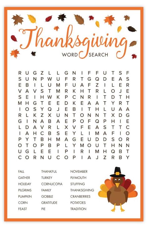 Pumpkin Patch Word Search, Teaching About Thanksgiving, Why Do We Celebrate Thanksgiving, Thanksgiving Word Puzzles, Thanksgiving Party Games Free Printable, Thanksgiving Work Activities, Activities For Thanksgiving Family, Thanksgiving Activities For Middle Schoolers, Thanksgiving Games Free