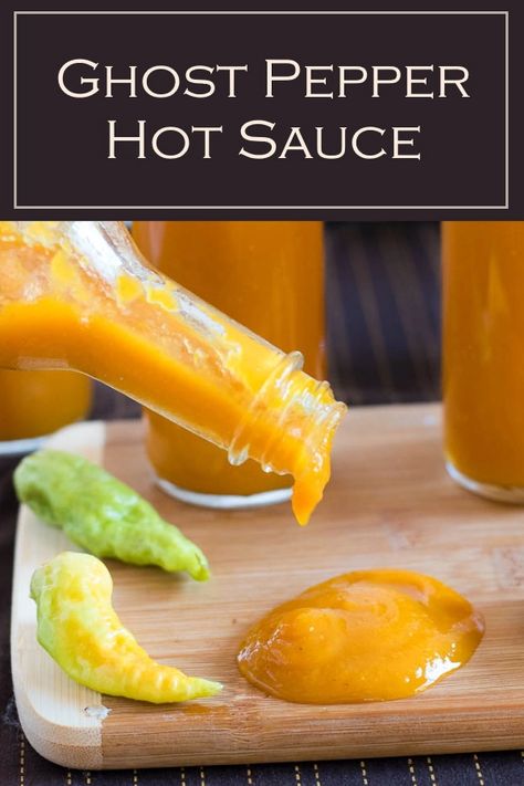 Hot Sauce Recipe Ghost Pepper, Pineapple Ghost Pepper Hot Sauce, Fermented Ghost Pepper Hot Sauce Recipe, Ghost Pepper Hot Sauce Recipe Canning, Peach Ghost Pepper Hot Sauce, Scorpion Pepper Hot Sauce Recipe, Ghost Pepper Recipes Ideas, Fruity Hot Sauce Recipe, Shelf Stable Hot Sauce Recipe