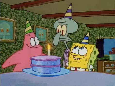 cumpleaños feliz cumpleaños de Bob Esponja Calamardo Happy Birthday Spongebob Image, Squidward Birthday, Happy Birthday Spongebob, Birthday Spongebob, Gif Birthday, Spongebob Spongebob, Bd Design, Spongebob Squidward, Happy Birthday Gif