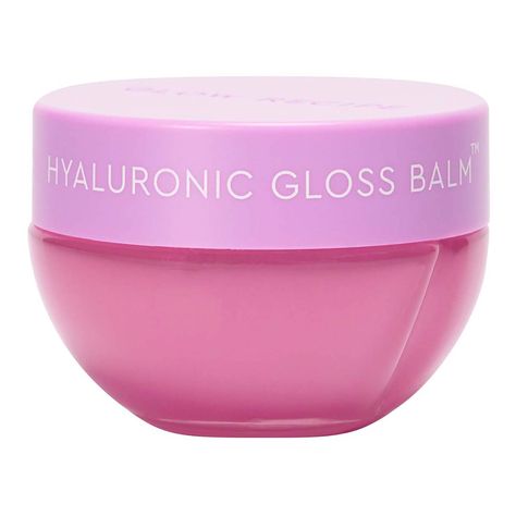 Transform parched lips in one easy step with this non-sticky, hyaluronic acid infused gloss balm for long-lasting hydration and a juicy, high-shine finish. The long-lasting hydration you love from Glow Recipe's Plum Plump Hyaluronic Cream, now in an ultra-moisturising, high-shine gloss balm. Plum Plump Hyaluronic Gloss Balm is packed with clinically effective hyaluronic acid & kakadu plum to deliver long-lasting hydration, and raspberry extract to protect lips against moisture loss. Infused with a natural raspberry flavor for a subtle scent and sensorial experience. Glow Recipe Gloss Balm, Glow Recipe Lip Balm, Sephora Items, Glow Recipe Products, Glow Recipe Plum Plump, Plum Plump, Hyaluronic Acid Lips, Dream Vanity, Plum Lips