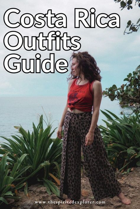 Costa Rica Packing List: Ultimate Guide on Costa Rica Essentials Outfits To Wear In Costa Rica, Costa Rica In November, Costa Rican Outfits, Cost Rica Vacation, Costa Rica Essentials, Costa Rica Rainy Season Outfits, Clothes For Costa Rica Trip, Costa Rica Trip Outfits, Outfit Ideas For Costa Rica