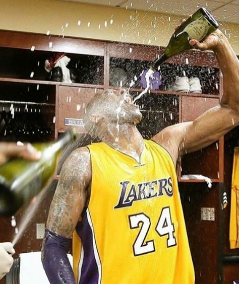 Locker room farewell celebration for Kobe Kobe Bryant Locker Room, Kobe Celebrating, Basketball Locker Room, Don Perignon, Kobe Bryant 8, Kobe Mamba, Kobe Bryant Family, Kobe & Gigi, Kobe Bryant Nba