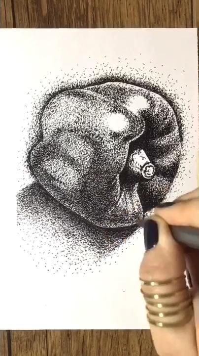 Stripling Art Drawing, Easy Stippling Drawing, Pointalism Art Easy, Dot Art Drawing Ideas, Pen Art Tutorial, Pointilism Art Ideas, Pointilism Art, Pointalism Art, Drawing Made Easy