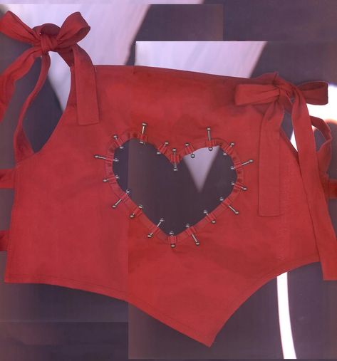 I’m in love 🥰 @kyranekko in Lovefool Heart Cutout Bow Top and Carnival Heart Cutout Briefs Heart Cut Out Corset, Heart Corset, Heart Outfit, Cutout Shirts, Heart Cut Out, Heart Top, Concert Fits, Cut Out, Heart Shapes