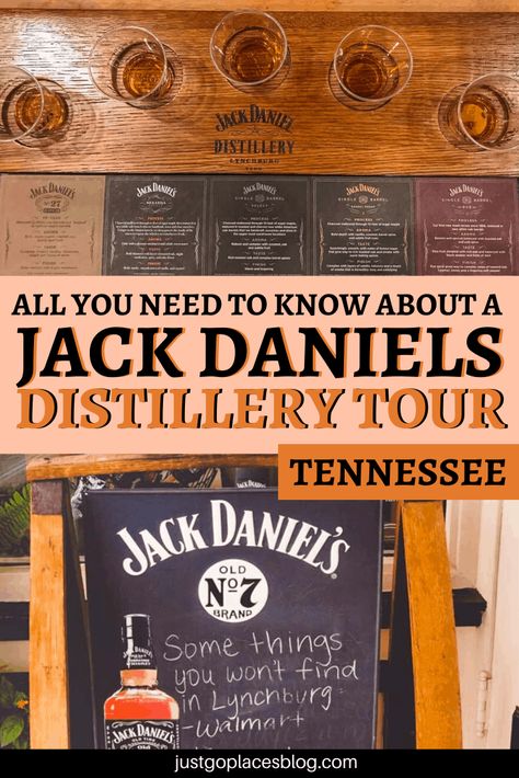 I was excited to take Jack Daniels Distillery tour in Lynchburg, TN. Check out 10 fun facts about Jack Daniels Whiskey + other things to do in Lynchburg Tennessee. #jackdaniels #distillery #lynchburg #tennessee #whiskey Tennessee | Travel Destinations | Honeymoon | Vacation | Off the Beaten Path | Wanderlust #travel #vacation #offthebeatenpath #bucketlist #wanderlust #USA #UnitedStates #America #exploreTennessee #visitTennessee #seeTennessee #discoverTennessee #travelTennessee Jack Daniels Distillery Tour, Gatlinburg Tennessee Restaurants, Lynchburg Tennessee, Tennessee Attractions, Gatlinburg Tennessee Vacation, Visit Tennessee, 10 Fun Facts, Jack Daniel's Tennessee Whiskey, Nashville Vacation