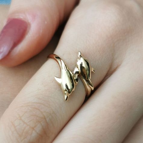 Dolphin Ring, Wedding Drawing, Krishna Hd, Gold Schmuck, Pure Gold Jewellery, Ring Everyday, Minimal Ring, Birthday Jewelry, Gold Wedding Jewelry